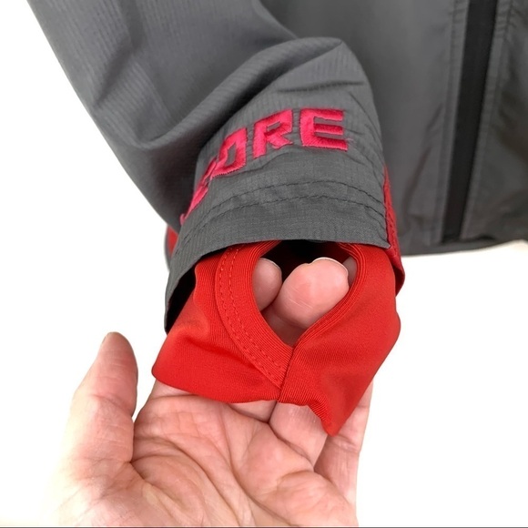 Encore Brand Lacrosse SAMURAI JACKET GREY/RED Size YL - Youth Large - Picture 5 of 15